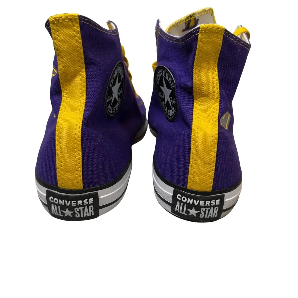 Converse Chuck Taylor All Star High Top LA Lakers Basketball Shoes Men's Size 16